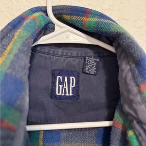 GAP Kids Colorful Plaid Jacket - Blue, Green, Red, Yellow